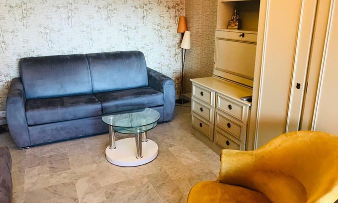 Roquebrune-Cap-Martin Apartment | Ciel et Mer, Agréable 4 couchages Bord de Mer Clim WIFI Balcon