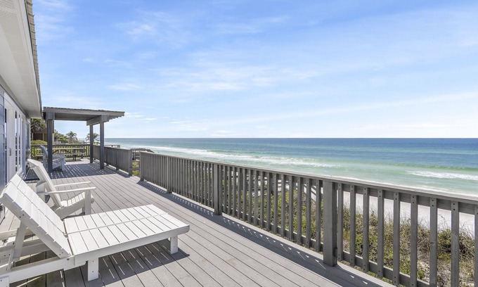Seacrest House | Gulf Front With Spacious Deck- Ashore Thing by Royal Destinations