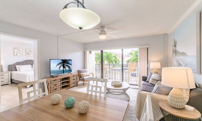 Cocoa Beach Condo | Next to Cocoa Beach Pier Recently Renovated Oceanfront Condo with Heated Pool