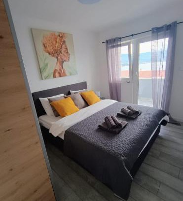 Arbanija Apartment | Residence Perleta luxury sea view apartment with jacuzzi
