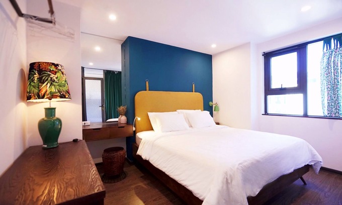 Ngu Hanh Son Apartment | Rustic Home - 4pp-Seaview, 3-min-walk to MyKhe beach, free airport pickup