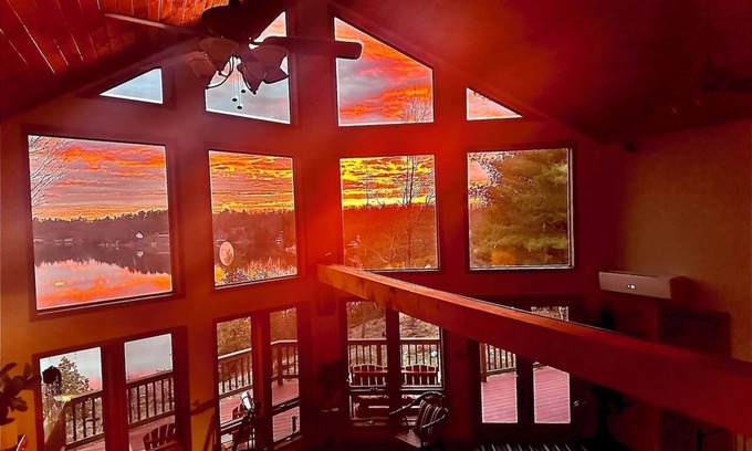 Town of Macomb Cabin | Spectacular Lake Cabin 8 acres & private boat dock