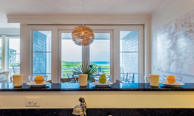 WaterSound Beach Condo | Spend Fall at the Beach! Gulf Views & Steps from Beach and Community Pool! 3 Adult Bikes!