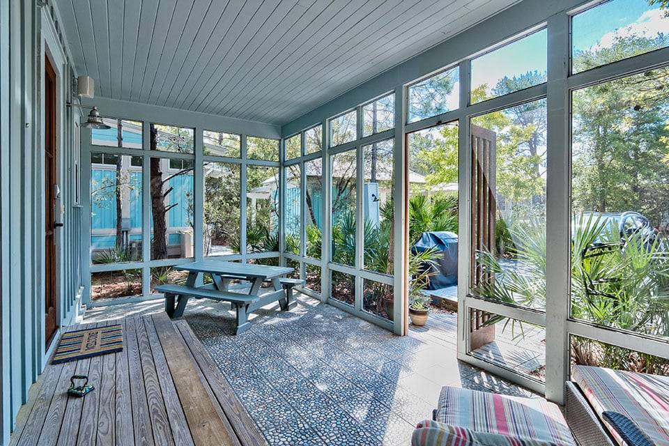 Photo of Patio Balcony in Watercolor