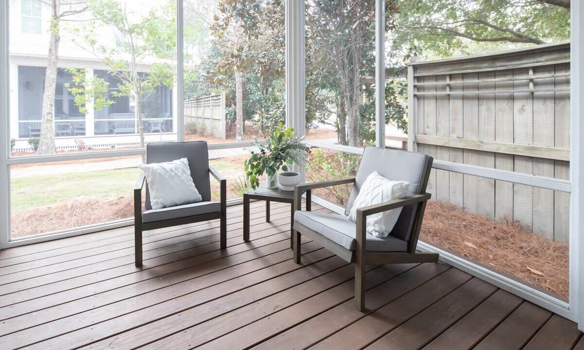 Photo of Patio Balcony in Watercolor