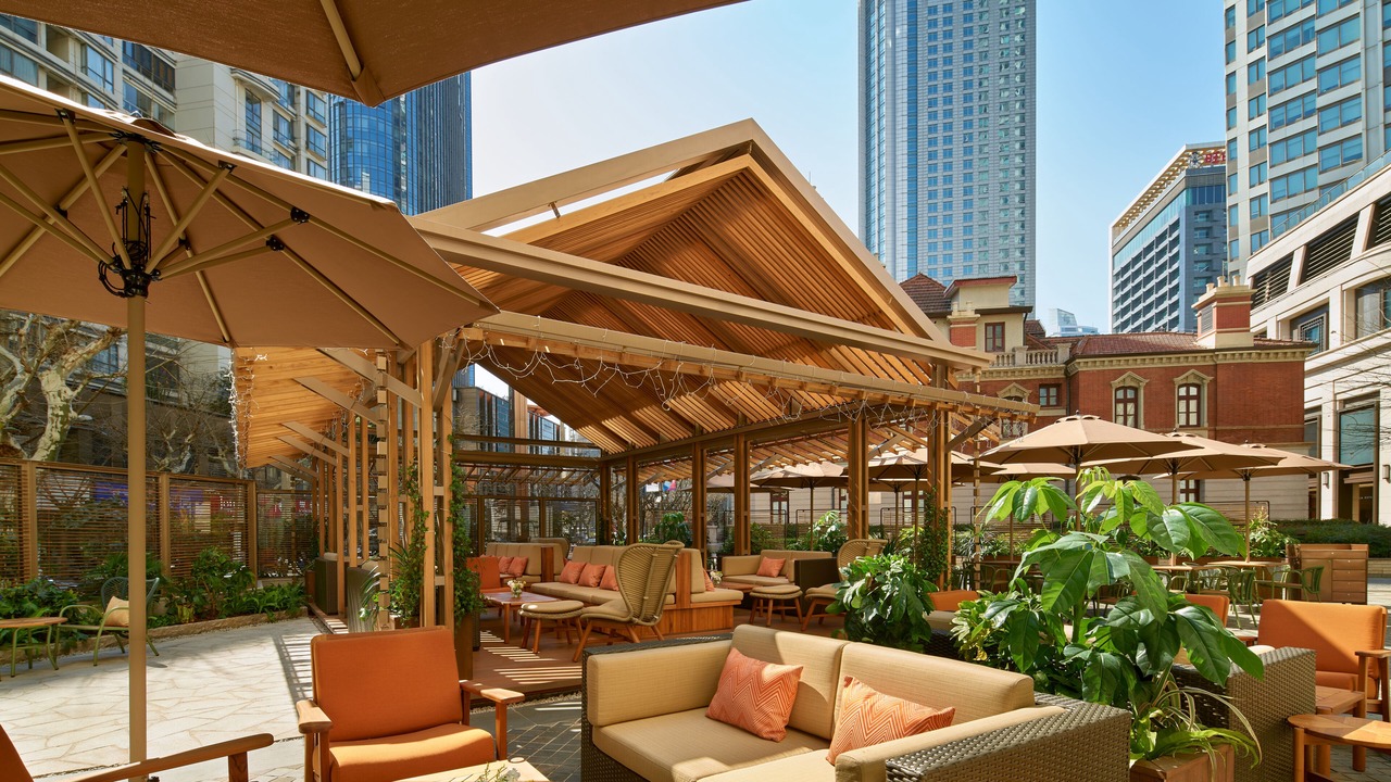 Photo of Patio Balcony in Downtown Shanghai