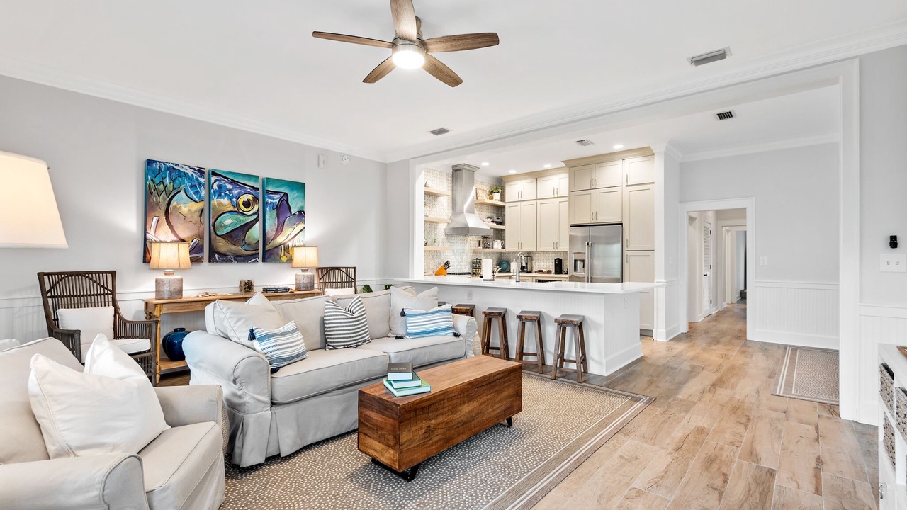 Photo of Livingroom in Watercolor