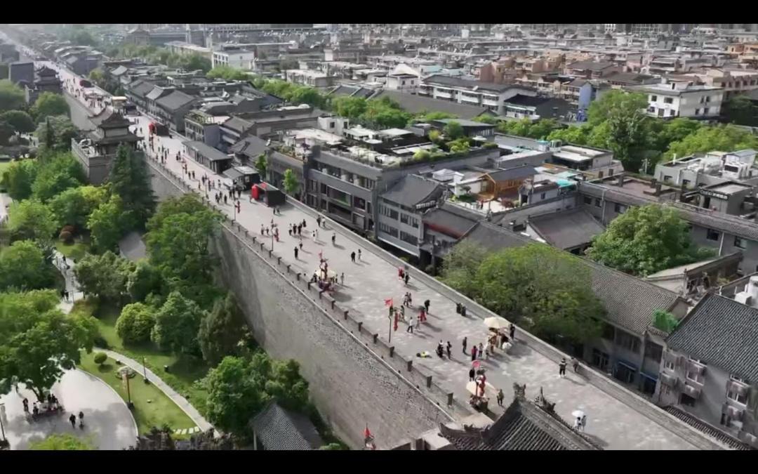 Photo of Buildings in Xi’an City Center