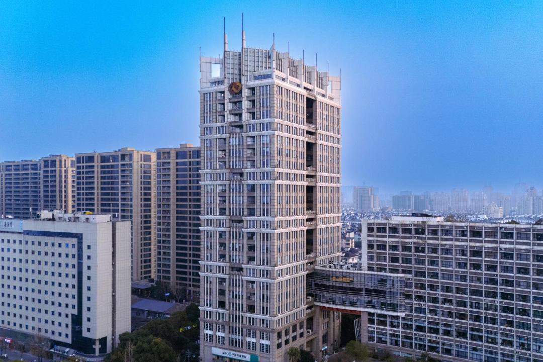 Photo of Buildings in Downtown Hangzhou