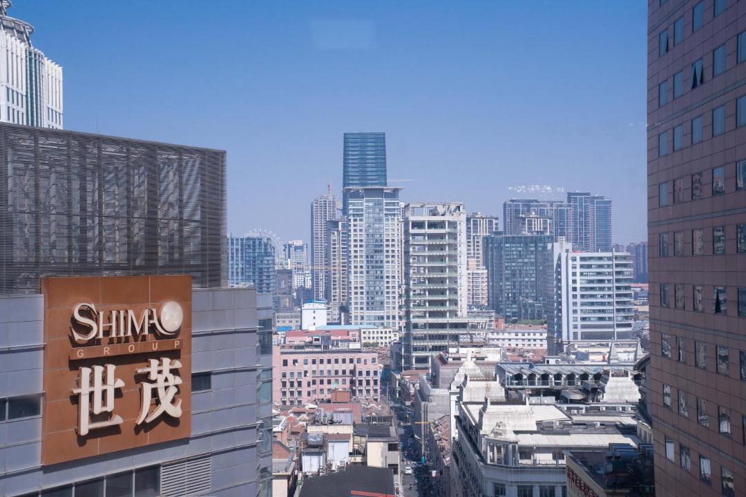 Photo of Buildings in Downtown Shanghai