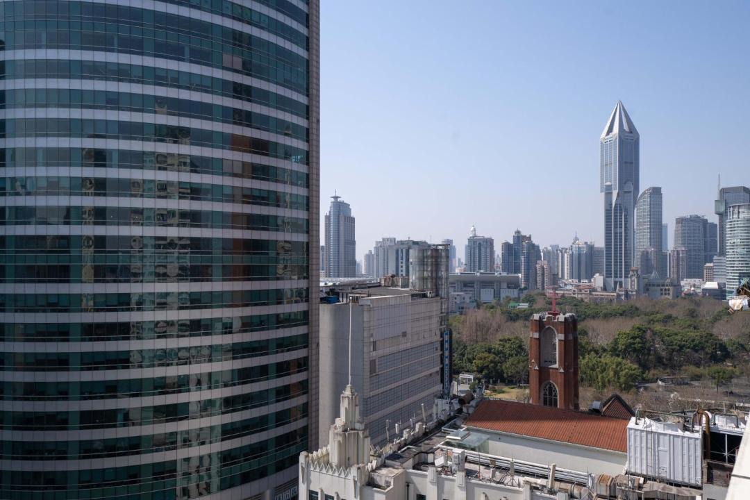 Photo of Buildings in Downtown Shanghai