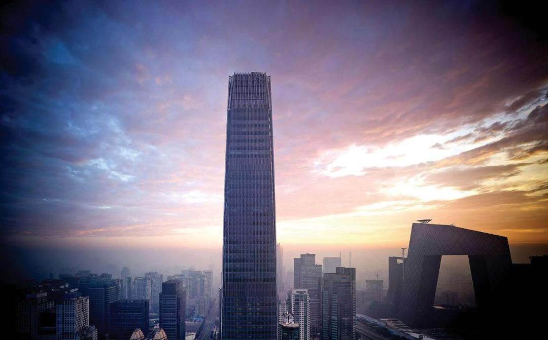 Photo of Buildings in Beijing Central Business District