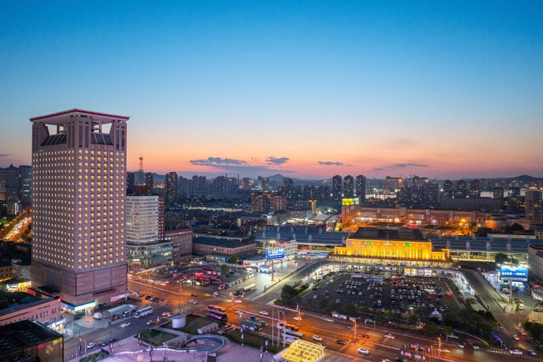Photo of Buildings in Dalian City Center