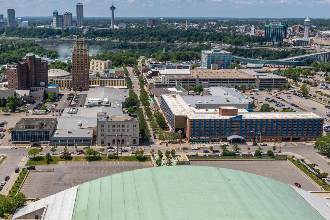 Photo of Buildings in Downtown Niagara Falls