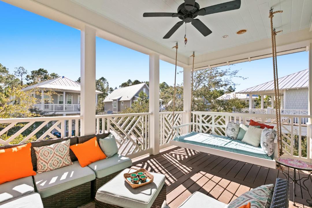 Photo of Patio Balcony in Watercolor