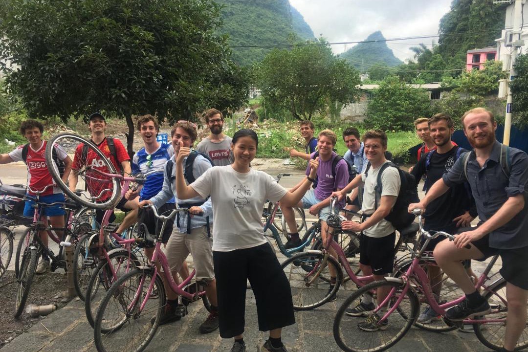 Photo of Human In Picture in Yangshuo