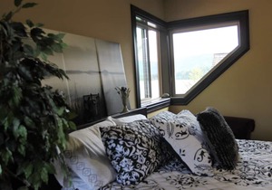 Lake Front Castle Style Custom Home Balcony Suite