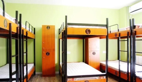 Bed in 10-bed Male Dormitory Room