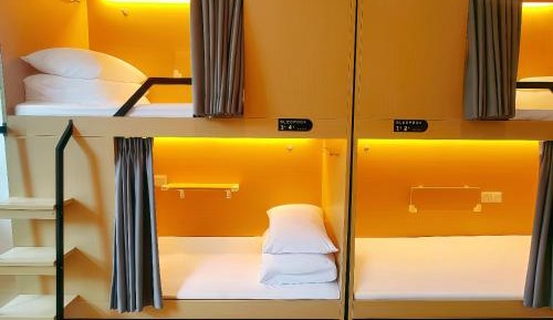 Bed in 4-Bed Male Dormitory Room - Shared Bathroom  