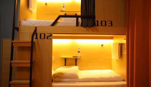 Bed in 8-Bed Female Dormitory Room - Shared Bathroom 