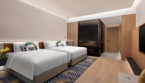 Standard Room with One Double and One King Bed