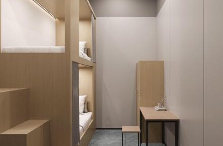 Single Bed in Female Dormitory Room