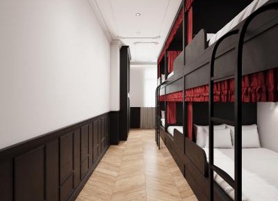 Bed in Male Dormitory Room