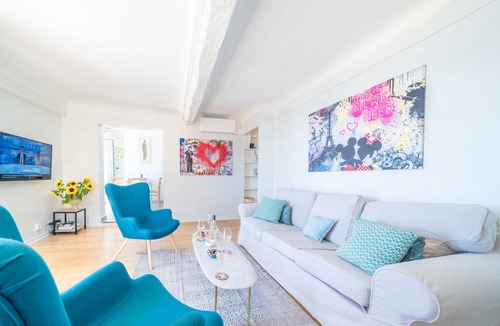 Carabacel Apartment | Azur Hideaway -stunning sea view ,Promenade and Cours Saleya