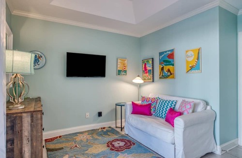 Butler Beach Condo | Only Steps to Beach! Fresh Decor, Pool, Tennis, 7 miles to Downtown, Garage, $300 in Free Tickets!